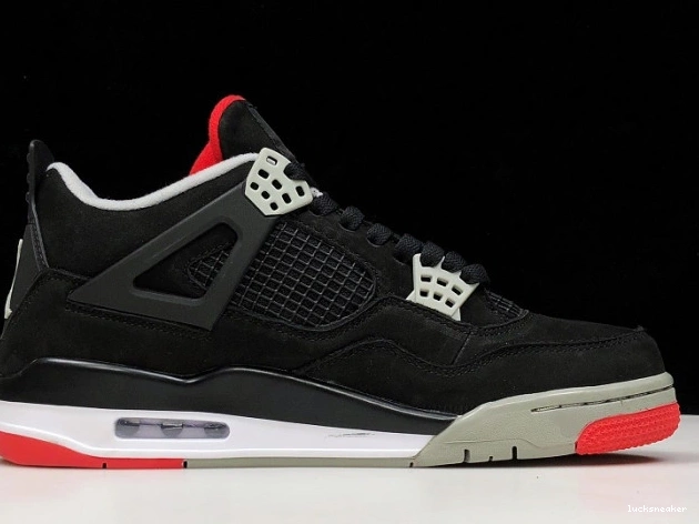 Cheap LUCY CEMENT JORDAN 4 BLACK 308497-060 RETRO 0804